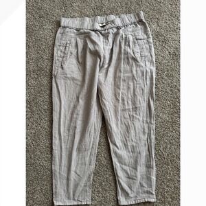 HEI HEI cotton light weight Pants Elastic Waist Casual Comfy Size L q2‎